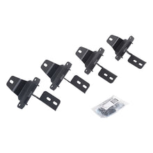 Load image into Gallery viewer, Go Rhino 18-22 Jeep Wrangler JL 2DR Mounting Brackets (V-Series V3/RB10 Slim/RB20 Slim) - Tex. Blk Brackets Go Rhino
