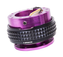 Load image into Gallery viewer, NRG Quick Release Kit - Pyramid Edition - Purple Body / Black Pyramid Ring Quick Release Adapters NRG
