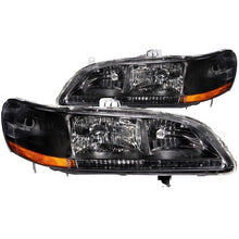 Load image into Gallery viewer, ANZO 1998-2002 Honda Accord Crystal Headlights Black Headlights ANZO
