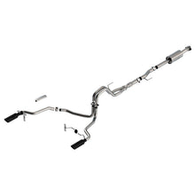 Load image into Gallery viewer, Borla F-150 2021 5.0L 4dr CC SB EC STB Lariat/KR/Platinm/LTD 3/2.25 SRE Cat-Back ATAK Black CHR Tips Catback Borla
