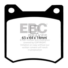 Load image into Gallery viewer, EBC 72-84 De Tomaso Pantera 5.7 GTS Yellowstuff Rear Brake Pads Brake Pads - Performance EBC   

