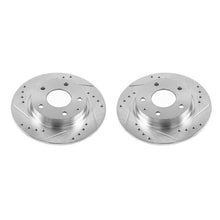 Load image into Gallery viewer, Power Stop 14-18 Mazda 3 Rear Evolution Drilled &amp; Slotted Rotors - Pair Brake Rotors - Slot &amp; Drilled PowerStop   
