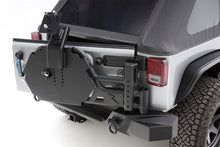 Load image into Gallery viewer, Rampage 07-18 Jeep Wrangler JK (Incl. Unlimited) Trail Guard Tire Carrier - Black Bumpers - Steel Rampage
