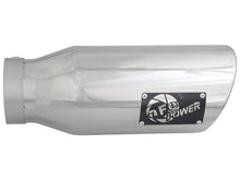 Load image into Gallery viewer, aFe MACH Force-XP 304 SS Single Wall Polished Exhaust Tip Pair 4in Inlet x 6in Outlet x 15in L Tips aFe
