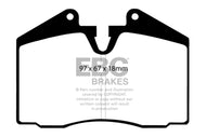 EBC 89-95 Ferrari 348 3.4 Redstuff Front/Rear Brake Pads (Axle Set Only) Brake Pads - Performance EBC   