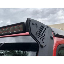 Load image into Gallery viewer, Go Rhino 18-20 Jeep Wrangler JL/JLU/Gladiator JT XE Windshield Light Bar Mount - 50in Single Row Light Mounts Go Rhino
