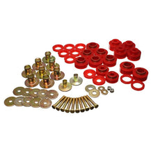 Load image into Gallery viewer, Energy Suspension 68-72 Chevy Chevelle/Monte Carlo/Malibu/El Camino Red Body Mount Set Bushing Kits Energy Suspension
