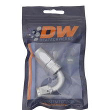 Load image into Gallery viewer, DeatschWerks 6AN Female Swivel 120-Degree Hose End CPE - Anodized DW Titanium Fittings DeatschWerks
