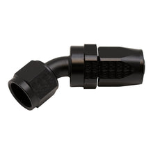 Load image into Gallery viewer, DeatschWerks 8AN Female Swivel 45-Degree Hose End CPE - Anodized Matte Black Fittings DeatschWerks
