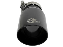 Load image into Gallery viewer, aFe MACH Force-Xp Universal 409 SS Single-Wall Clamp-On Exhaust Tip - Black Tips aFe
