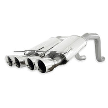 Load image into Gallery viewer, Stainless Works 2006-13 Corvette C6ZO6/ZR1 3in Axleback Chambered Mufflers Quad 4in Rolled Edge Tips Catback Stainless Works
