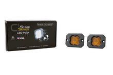 Load image into Gallery viewer, Diode Dynamics Stage Series C1 LED Pod - Yellow SAE Fog Flush ABL (Pair) Light Accessories and Wiring Diode Dynamics   
