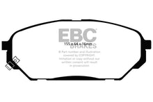 Load image into Gallery viewer, EBC 07-12 Hyundai Veracruz 3.8 Greenstuff Front Brake Pads Brake Pads - Performance EBC   
