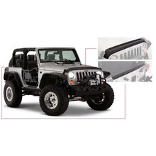 Load image into Gallery viewer, Bushwacker 07-18 Jeep Wrangler Trail Armor Hood and Tailgate Protector Excl Power Dome Hood - Black Body Armor &amp; Rock Rails Bushwacker
