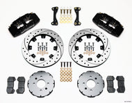 Wilwood Dynapro 6 Front Hat Kit 12.19in Drilled 90-99 Civic w/240 mm Disc Big Brake Kits Wilwood