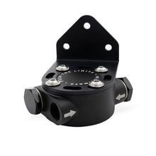 Load image into Gallery viewer, Mishimoto 3/4 - 16 Thread Remote Oil Filter Mount - Black Fittings Mishimoto
