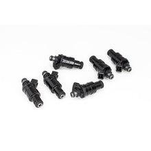 Load image into Gallery viewer, DeatschWerks Universal 1200cc Low Impedance 11mm Upper Injector - Set of 6 Fuel Injector Sets - 6Cyl DeatschWerks
