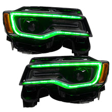 Load image into Gallery viewer, Oracle 1421 Jeep Grand Cherokee Dynamic Headlight DRL Upgrade Kit ColorSHIFT Dynamic SEE WARRANTY Headlights ORACLE Lighting
