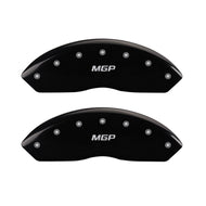 MGP Front set 2 Caliper Covers Engraved Front MGP Black finish silver ch Caliper Covers MGP