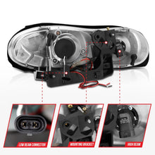 Load image into Gallery viewer, ANZO 1998-2002 Chevrolet Camaro Projector Headlights w/ Halo Black Headlights ANZO
