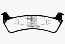 Load image into Gallery viewer, EBC 95-01 Ford Explorer 4.0 2WD Greenstuff Rear Brake Pads Brake Pads - Performance EBC   
