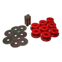 Load image into Gallery viewer, Energy Suspension 05-09 Subaru Legacy Rear Subframe Bushing Set - Red Bushing Kits Energy Suspension
