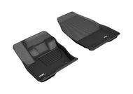 3D MAXpider 2016-2020 Lincoln Nautilus/Mkx Kagu 1st Row Floormat - Black Floor Mats - Rubber 3D MAXpider   