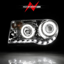 Load image into Gallery viewer, ANZO 2005-2010 Chrysler 300C Projector Headlights w/ Halo Chrome (CCFL) G2 Headlights ANZO
