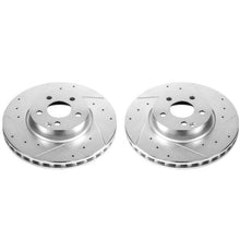 Load image into Gallery viewer, Power Stop 13-14 Mercedes-Benz C300 Front Evolution Drilled &amp; Slotted Rotors - Pair Brake Rotors - Slot &amp; Drilled PowerStop
