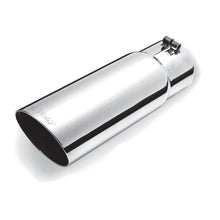 Load image into Gallery viewer, Gibson Round Single Wall Angle-Cut Tip - 4in OD/3in Inlet/7.5in Length - Stainless Tips Gibson
