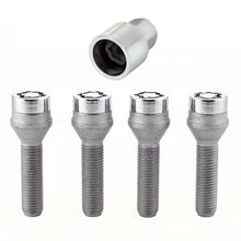 Load image into Gallery viewer, McGard Wheel Lock Bolt Set - 4pk. (Cone Seat) M12X1.5 / 17mm Hex / 40.5mm Shank Length - Chrome Wheel Bolts McGard
