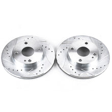 Load image into Gallery viewer, Power Stop 90-93 Mazda Miata Front Evolution Drilled &amp; Slotted Rotors - Pair Brake Rotors - Slot &amp; Drilled PowerStop   
