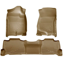 Load image into Gallery viewer, Husky Liners 07-13 GM Escalade/Suburban/Yukon WeatherBeater Tan Front &amp; 2nd Seat Floor Liners Floor Mats - Rubber Husky Liners
