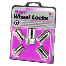 Load image into Gallery viewer, McGard Wheel Lock Nut Set - 4pk. (Cone Seat) M14X1.5 / 21mm &amp; 22mm Dual Hex / 1.639in. L - Chrome Lug Nuts McGard
