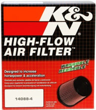 Load image into Gallery viewer, K&amp;N Round Tapered Universal Air Filter 4in Flange ID x 5.375 Base OD x 4in Top OD x 6.5in H Air Filters - Universal Fit K&amp;N Engineering   
