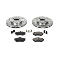 Power Stop 95-02 Volkswagen Cabrio Front Z23 Evolution Sport Brake Kit Brake Kits - Performance D&S PowerStop   
