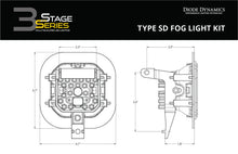 Load image into Gallery viewer, Diode Dynamics SS3 Pro Type SD Kit ABL - White SAE FogFog Light Accessories and Wiring Diode Dynamics   
