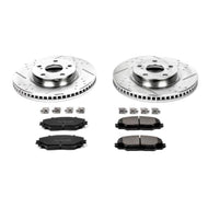 Power Stop 09-10 Pontiac Vibe Front Z23 Evolution Sport Brake Kit Brake Kits - Performance D&S PowerStop   