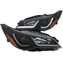 Load image into Gallery viewer, ANZO Projector Headlights With Plank Style Design Black w/Amber 15-16 Toyota Camry (4DR) Headlights ANZO
