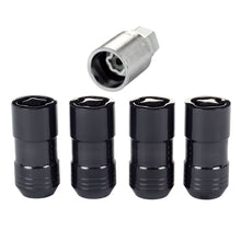 Load image into Gallery viewer, McGard Wheel Lock Nut Set - 4pk. (Cone Seat) M14X1.5 / 21mm &amp; 22mm Dual Hex / 1.965in. L - Black Lug Nuts McGard
