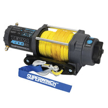 Load image into Gallery viewer, Superwinch 4500 LBS 12V DC 1/4in x 50ft Synthetic Rope Terra 4500SR Winch - Gray Wrinkle Winches Superwinch
