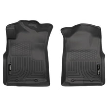 Load image into Gallery viewer, Husky Liners 05-15 Toyota Tacoma Crew/Extended/Standard Cab WeatherBeater Front Black Floor Liners Floor Mats - Rubber Husky Liners
