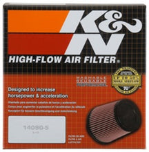 Load image into Gallery viewer, K&amp;N Replacement Round Filter Open Top 3.594in IS Dia 5in OS Dia 6.344in Height for Citroen/Peugeot Air Filters - Drop In K&amp;N Engineering   
