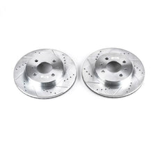 Load image into Gallery viewer, Power Stop 91-92 Saturn SC Front Evolution Drilled &amp; Slotted Rotors - Pair Brake Rotors - Slot &amp; Drilled PowerStop
