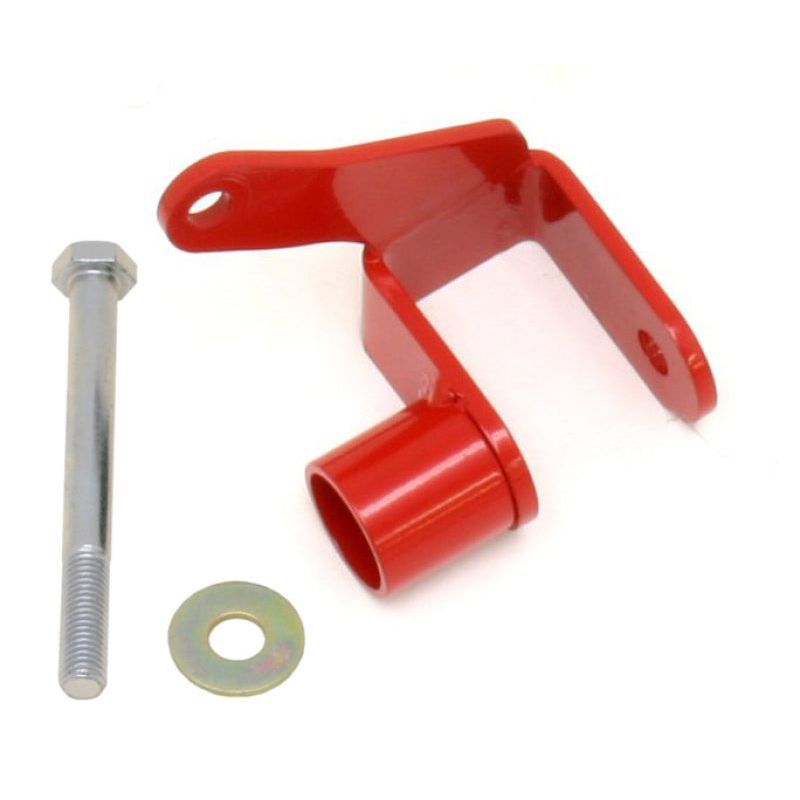 BMR 05-14 S197 Mustang Panhard Rod Relocation Bracket - Red Panhard Bars BMR Suspension
