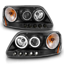 Load image into Gallery viewer, ANZO 1997-2003 Ford F-150 Projector Headlights w/ Halo Black (CCFL) Headlights ANZO
