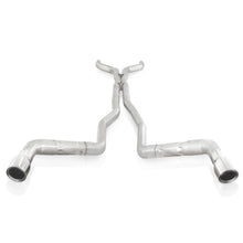 Load image into Gallery viewer, Stainless Works 10-15 Camaro 6.2L 3in Dual Chambered Catback System X-Pipe Factory Connect Catback Stainless Works
