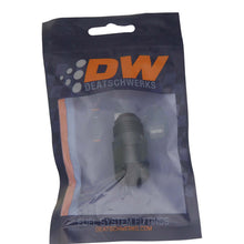 Load image into Gallery viewer, DeatschWerks 8AN Male Flare to 3/8in Female EFI Quick Connect Adapter - Anodized DW Titanium Fuel Components Misc DeatschWerks
