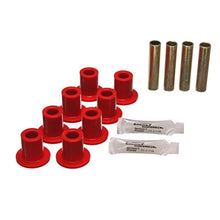 Load image into Gallery viewer, Energy Suspension Leaf Spring Bushing Set - Red Bushing Kits Energy Suspension
