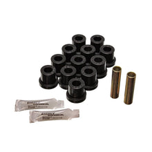Load image into Gallery viewer, Energy Suspension 55 Chevy Bel Air Black Rear Leaf Spring Bushing Set Bushing Kits Energy Suspension
